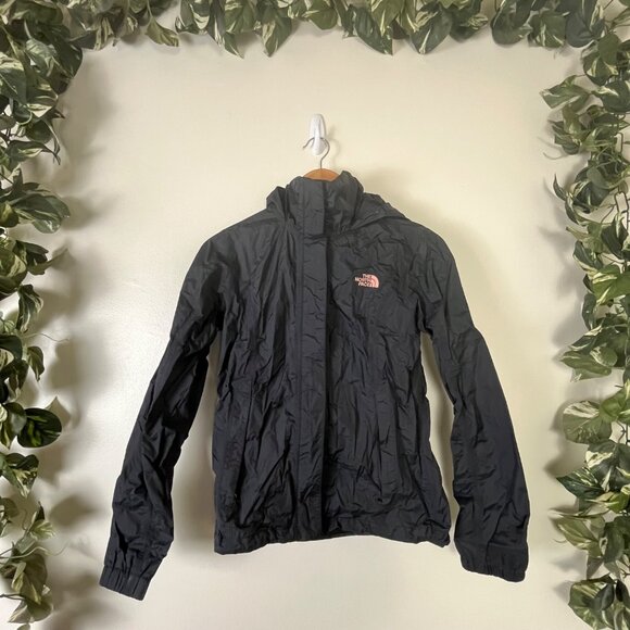 The North Face Athletic Windbreaker Full Zip Jacket Black Women’s Size XS - Picture 1 of 9